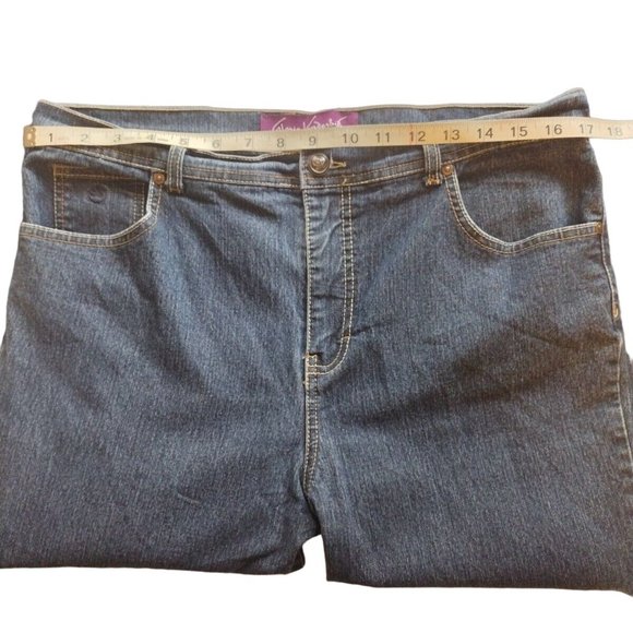 Gloria Vanderbilt Jeans Womens 16 Petite Straight Leg - Picture 3 of 9